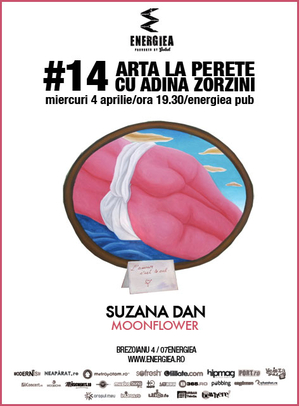 Arta la perete #14, cu Suzana Dan şi Adina Zorzini @ Energiea Arta la perete #14, cu Suzana Dan şi Adina Zorzini @ Energiea