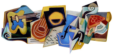Juan Gris, comemorat de Google printr-un logo special Juan Gris, comemorat de Google printr-un logo special