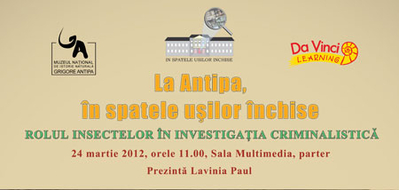 La „Antipa”: Rolul insectelor în investigaţia criminalistică La „Antipa”: Rolul insectelor în investigaţia criminalistică