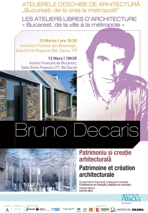 Conferinţă Bruno Decaris la Sala Elvira Popescu Conferinţă Bruno Decaris la Sala Elvira Popescu
