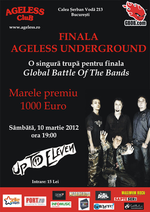 Concertele concursului Ageless Underground, pe 8, 9 şi 10 martie Concertele concursului Ageless Underground, pe 8, 9 şi 10 martie