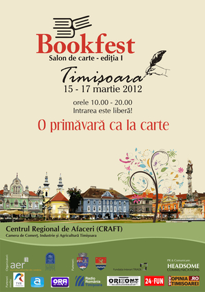 Salonul de carte Bookfest Timişoara, între 15 şi 17 martie Salonul de carte Bookfest Timişoara, între 15 şi 17 martie