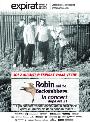 Concert Robin and the Backstabbers @ Expirat Vama Veche, 2 august Concert Robin and the Backstabbers @ Expirat Vama Veche, 2 august