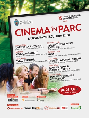 Cinema în parc, între 18 şi 25 iulie Cinema în parc, între 18 şi 25 iulie