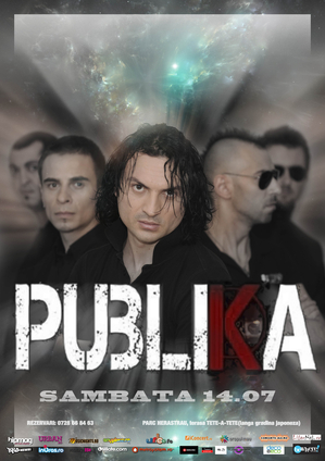 Concert trupa Publika, pe 14 iulie Concert trupa Publika, pe 14 iulie
