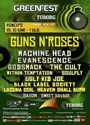 Programul Tuborg GreenFest 2012 Programul Tuborg GreenFest 2012