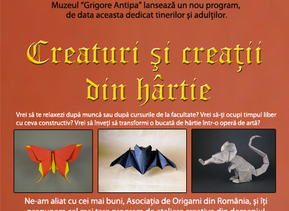 Ateliere de Origami pentru cei cu vârste între 7 şi 77 de ani