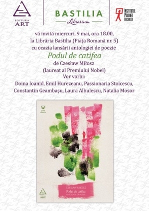 Evenimentele săptămânii la Librăria Bastilia Evenimentele săptămânii la Librăria Bastilia