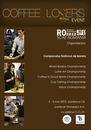 Coffee Lovers Event, între 2-5 mai, la Romexpo Coffee Lovers Event, între 2-5 mai, la Romexpo