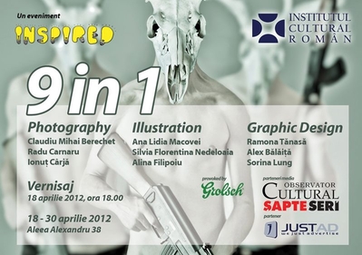 Inspired: 9 in 1 – expoziţie de grafică, fotografie şi ilustraţie la ICR Inspired: 9 in 1 – expoziţie de grafică, fotografie şi ilustraţie la ICR