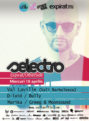 Selectro @ Expirat&OtherSide pe 18 aprilie Selectro @ Expirat&OtherSide pe 18 aprilie