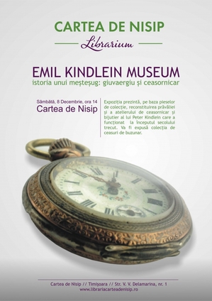 Pe 8 decembrie va fi inaugurat Emil Kindlein Museum Pe 8 decembrie va fi inaugurat Emil Kindlein Museum