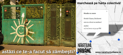 Marchează pe Harta serenităţii ce te-a făcut să zâmbeşti azi Marchează pe Harta serenităţii ce te-a făcut să zâmbeşti azi