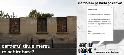 Marchează pe harta colectivă schimbările din cartierul tău Marchează pe harta colectivă schimbările din cartierul tău