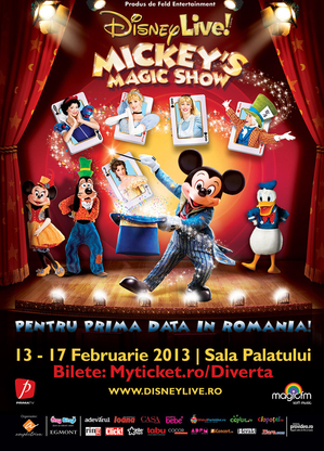 Mickey’s Magic Show, între 13 şi 17 februarie, la Bucureşti Mickey’s Magic Show, între 13 şi 17 februarie, la Bucureşti