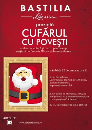 Atelier de lectură şi teatru pentru copii la Librăria Bastilia Atelier de lectură şi teatru pentru copii la Librăria Bastilia