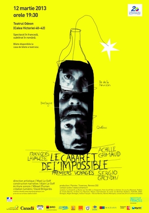 Cabaretul imposibilului, spectacol de teatru şi naraţiune la Odeon