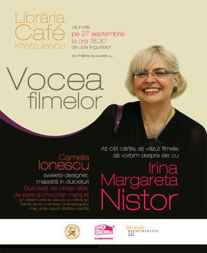 “Vocea filmelor” la Librăria Café Kreţulescu “Vocea filmelor” la Librăria Café Kreţulescu