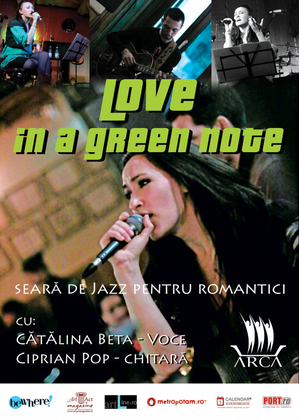 Love In a Green Note, seară de jazz în La Scena Love In a Green Note, seară de jazz în La Scena