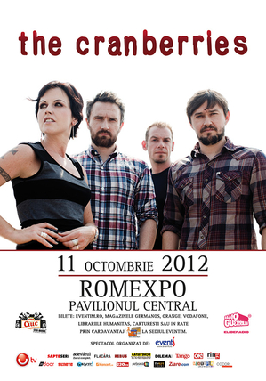 Turneul european al trupei The Cranberries debutează la început de octombrie