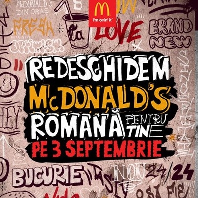 Restaurantul McDonald’s Romană a fost redeschis Restaurantul McDonald’s Romană a fost redeschis