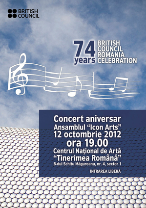 Concert aniversar organizat de British Council Concert aniversar organizat de British Council