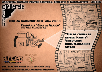 Atelierele ARCEN: Tur de cinema pe repede înainte cu Irina-Margareta Nistor Atelierele ARCEN: Tur de cinema pe repede înainte cu Irina-Margareta Nistor