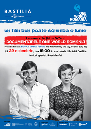 Lansarea DVD-urilor cu „Documentarele One World Romania” @ Librăria Bastilia Lansarea DVD-urilor cu „Documentarele One World Romania” @ Librăria Bastilia