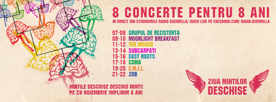 Radio Guerrilla împlineşte 8 ani Radio Guerrilla împlineşte 8 ani
