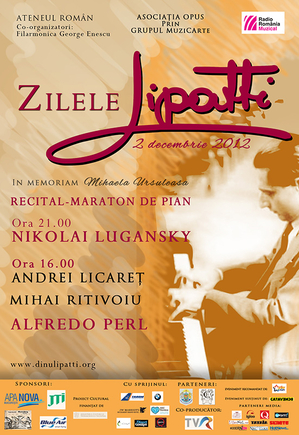 Zilele Lipatti 2012 – Recital de pian la Ateneul Român Zilele Lipatti 2012 – Recital de pian la Ateneul Român