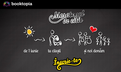 Booktopia organizează primul Maraton de Citit caritabil Booktopia organizează primul Maraton de Citit caritabil