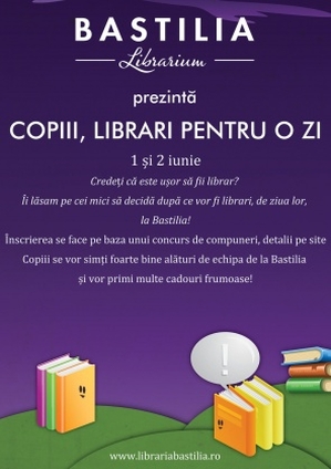 Evenimente pentru copii la librăria Bastilia Evenimente pentru copii la librăria Bastilia