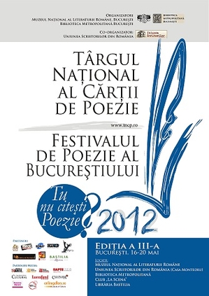 Târgul Naţional al Cărţii de Poezie, între 16 şi 20 mai Târgul Naţional al Cărţii de Poezie, între 16 şi 20 mai