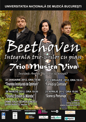 Trio Musica Viva - concerte cu intrarea liberă Trio Musica Viva - concerte cu intrarea liberă