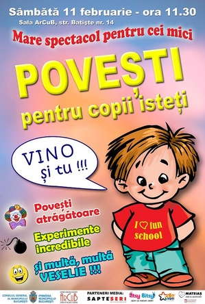 Poveşti pentru copii isteţi la ArCuB Poveşti pentru copii isteţi la ArCuB