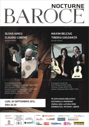 Nocturne baroce, la Biblioteca Naţională Nocturne baroce, la Biblioteca Naţională