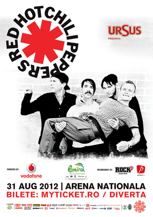 Ultimele 2.000 de bilete pentru concertul Red Hot Chili Peppers Ultimele 2.000 de bilete pentru concertul Red Hot Chili Peppers