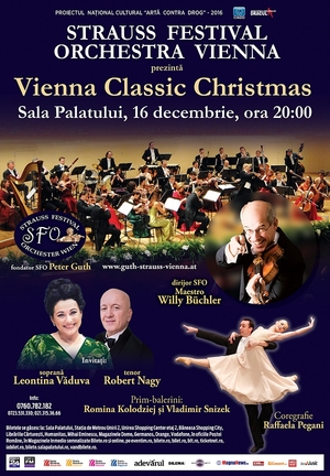 Trăiește un Crăciun veritabil vienez! Strauss Festival Orchestra Vienna, pentru al 8-lea an în România Trăiește un Crăciun veritabil vienez! Strauss Festival Orchestra Vienna, pentru al 8-lea an în România