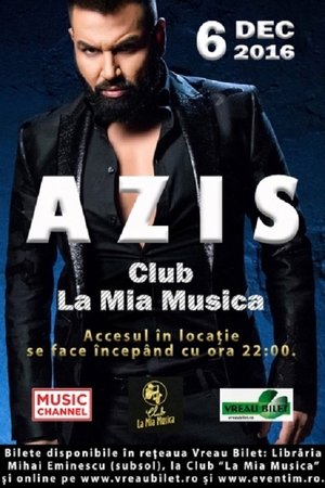 Mega petrecerea data de Azis, unul dintre cei mai populari cantareti din Balcani, se muta La Mia Musica Mega petrecerea data de Azis, unul dintre cei mai populari cantareti din Balcani, se muta La Mia Musica