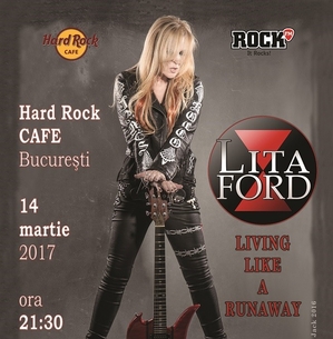 Concertul Litei Ford s-a mutat la Hard Rock Cafe Concertul Litei Ford s-a mutat la Hard Rock Cafe