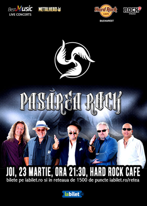 Concert Pasărea Rock la Hard Rock Cafe Concert Pasărea Rock la Hard Rock Cafe