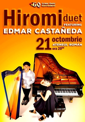 Hiromi și Edmar Castaneda. Primul concert dedicat pianului si harpei, deopotriva Hiromi și Edmar Castaneda. Primul concert dedicat pianului si harpei, deopotriva