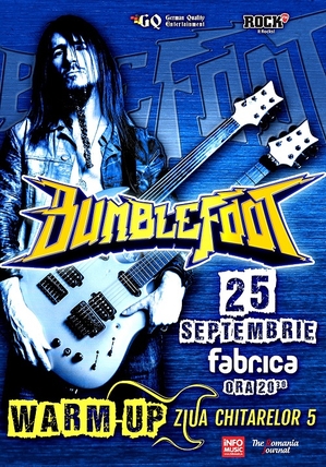 Bumblefoot, warm-up & B-day party. Ziua chitarelor 5 Bumblefoot, warm-up & B-day party. Ziua chitarelor 5