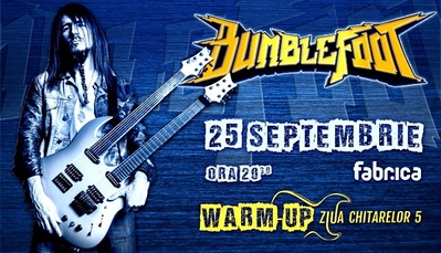 Biletele VIP pentru concertul Bumblefoot sunt sold-out Biletele VIP pentru concertul Bumblefoot sunt sold-out
