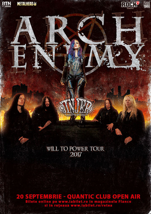Arch Enemy și Jinjer la București: Golden Circle este Sold Out Arch Enemy și Jinjer la București: Golden Circle este Sold Out