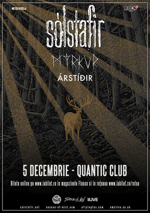 Solstafir și Myrkur la București: Program și reguli de acces Solstafir și Myrkur la București: Program și reguli de acces