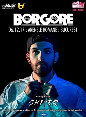 DJ ShiveR mixează alături de Borgore pe 6 decembrie la Arenele Romane DJ ShiveR mixează alături de Borgore pe 6 decembrie la Arenele Romane