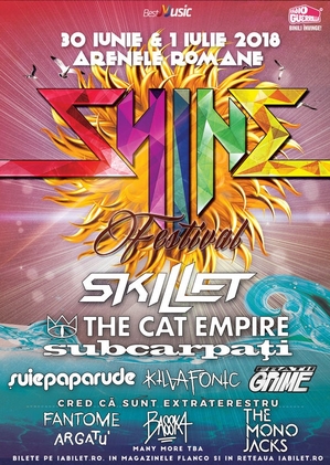 Killa Fonic, Suie Paparude si Basska confirmate la Shine Festival 2018 Killa Fonic, Suie Paparude si Basska confirmate la Shine Festival 2018