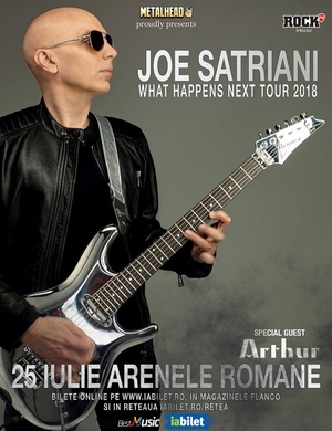 Joe Satriani la București: Program și Reguli de Acces Joe Satriani la București: Program și Reguli de Acces