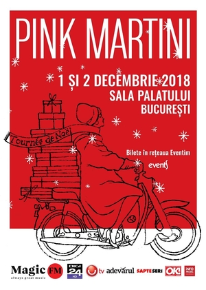Pink Martini revine la Bucuresti pe 1 si 2 decembrie 2018, cu o colectie speciala de cantece de iarna Pink Martini revine la Bucuresti pe 1 si 2 decembrie 2018, cu o colectie speciala de cantece de iarna